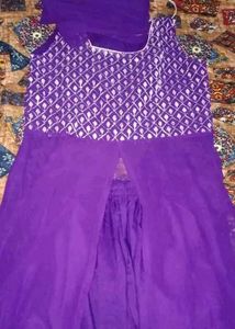 Elegant Purple Kurta Set