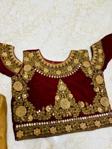 🥳🎉Meroon Lehanga Choli....