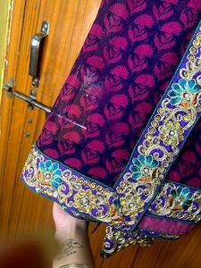 Embroidered Saree