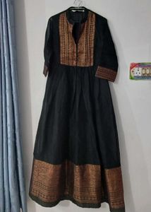 BIBA Black Designer Gown for woman