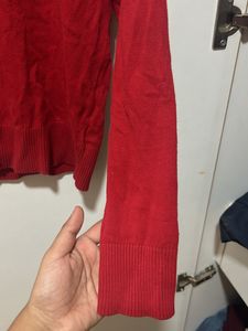 Red Full Sleeve Top