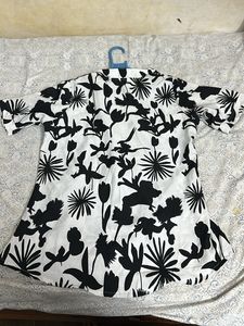 Floral Print White Tunic