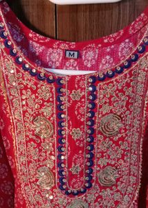 Dark Pink Kurta Set..!! In Medium Size...!!