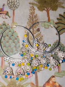 Multicolored Jhumke
