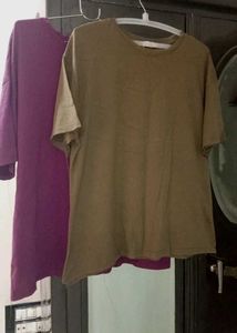2 Oversized Plain Tees
