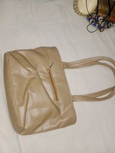 Beige Tote Bag