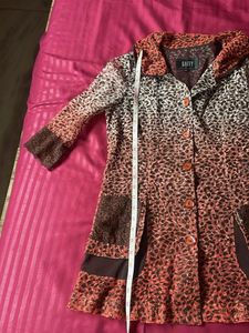 Raffy Sheer Leopard Print Jacket