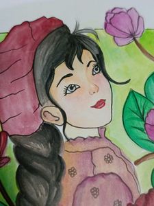 Aesthetic Girl Drawing