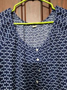 Patterned Blouse womens top