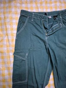 Green Cargo Pants Denim (Jeans)