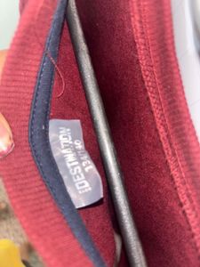 Burgundy Long Sleeve Top