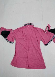 Red Colour Party Wear Top