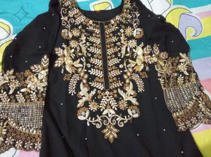 Heavy Bridal Kurta , Pant With Dupatta Set