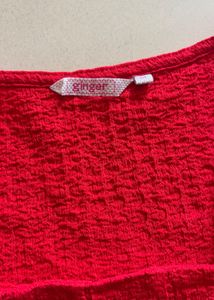 Red Crop Top | Ginger Lifestyle | Worn Once