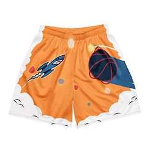 GRAPHIC BASKETBALL SHORTS.