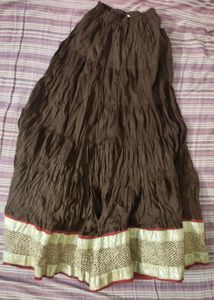 Brown Ethnic Skirt