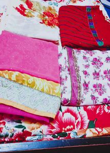 4saree, 2blouse