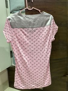 Cute Pink Coquette Sleep Shirt