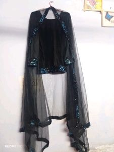 Velvet Sequence lehenga