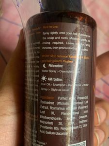 Hair Growth Water Spray By wow Skin Science