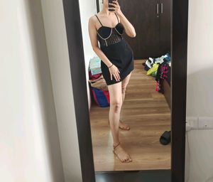 New Elegant Black Party Dress