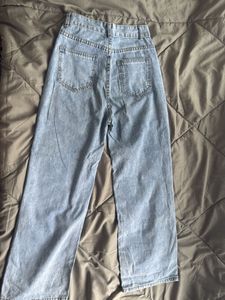 Light Wash Wide Leg Jeans