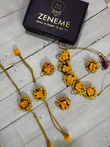 Haldi Jewellery set