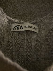 Zara Grey Wool Top