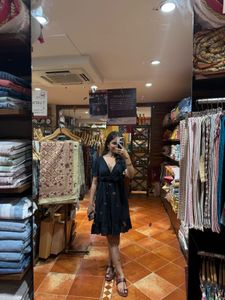 black dress