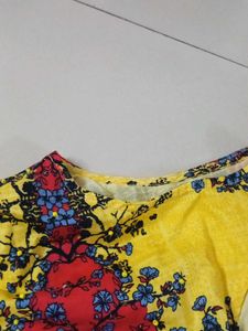 Tiered Floral Print Dress