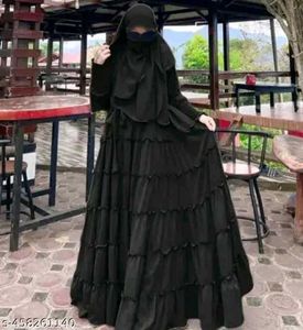 Dubai Style Burkha With Hijab 🧕