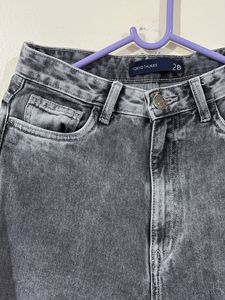 Acid Wash High Waisted Jeans