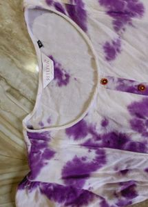 Purple Tie Dye Dress