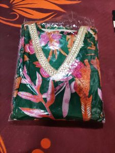 Floral Print Kurta