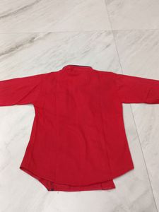 Full Sleeves Red Shirt