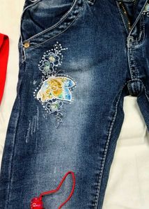 Girls' Outfit Set - T-Shirt &amp; Jeans