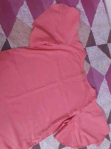 Pink Color Butterfly Sleeve Top
