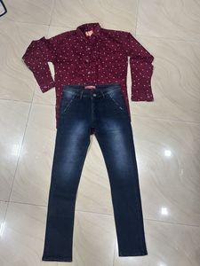 shirt and jeans combo