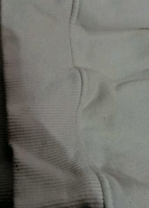 White Graphic Print Hoodie