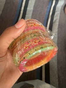 Colorful Beaded Bangles
