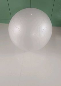 White Exercise Gym Ball with Pump