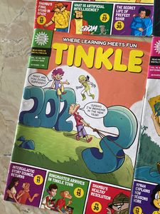 A Set Of 8 Tinkle Comics