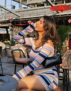 PRICE DROP!!! Striped off shoulder mini dress