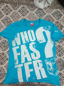 Puma Graphic Tee - Turquoise
