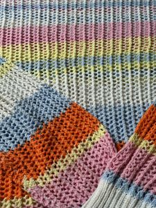 Rainbow Colour Crochet Top