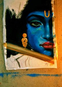 Krishna Oil Painting, Open For Customize