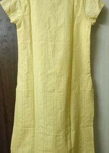 Yellow Striped Summer Dress