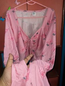 Streeestyle Floral Pink Long Sleeve Brand New Top