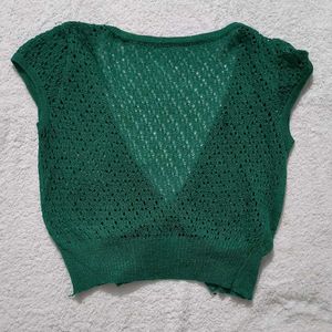 (Comment To Get It Cheaper)Vintage Green Cardigan