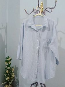 Linen Strips Shirt